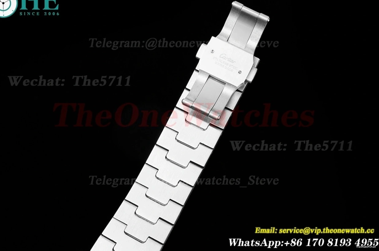 RG 40mm SS Red Santos MY9015 Mens SS Dial XL 100 AMG 0129